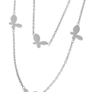 NYTT STÅLHALSBAND SILVER - nytt STÅLHALSBAND i silver, nickelfritt och vattentåligt. FINNS FLERA I LAGER