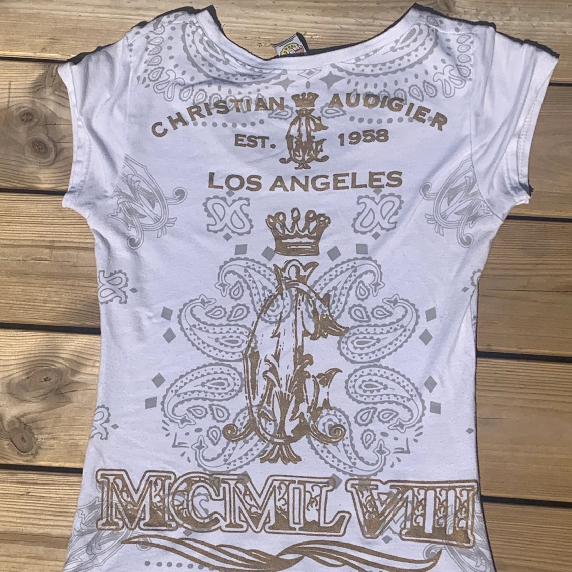 Ed Hardy t-shirt köpt second hand  - 90