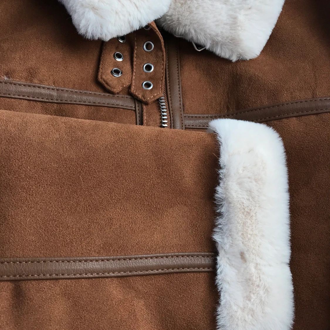 Brun Pilotjacka  - 90