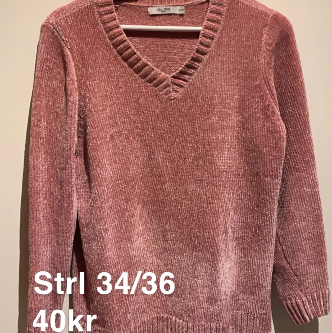 Gosig stickad tröja - 91