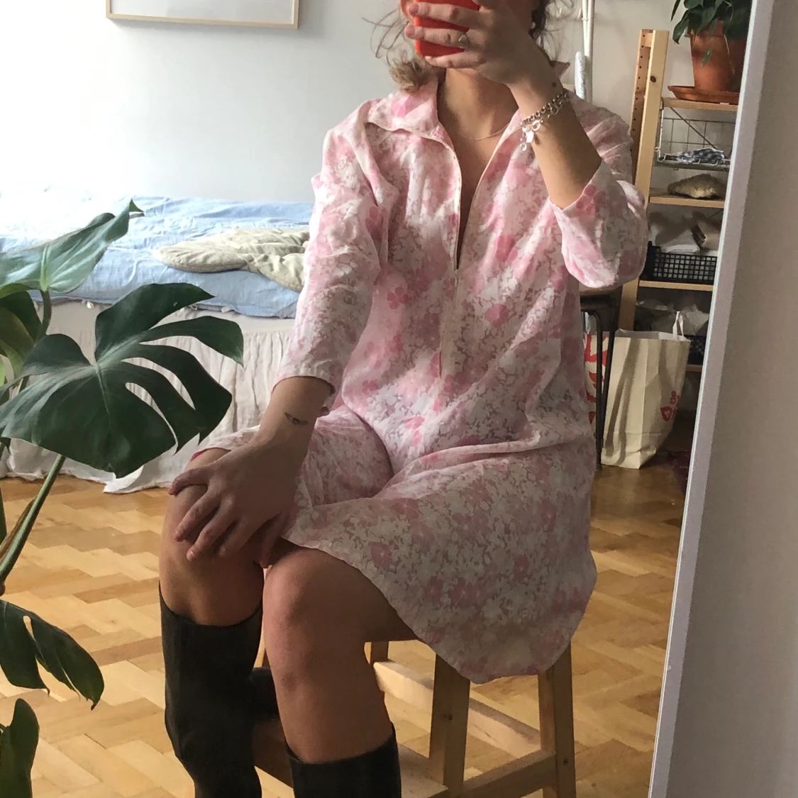 Tunn unik sommarklänning