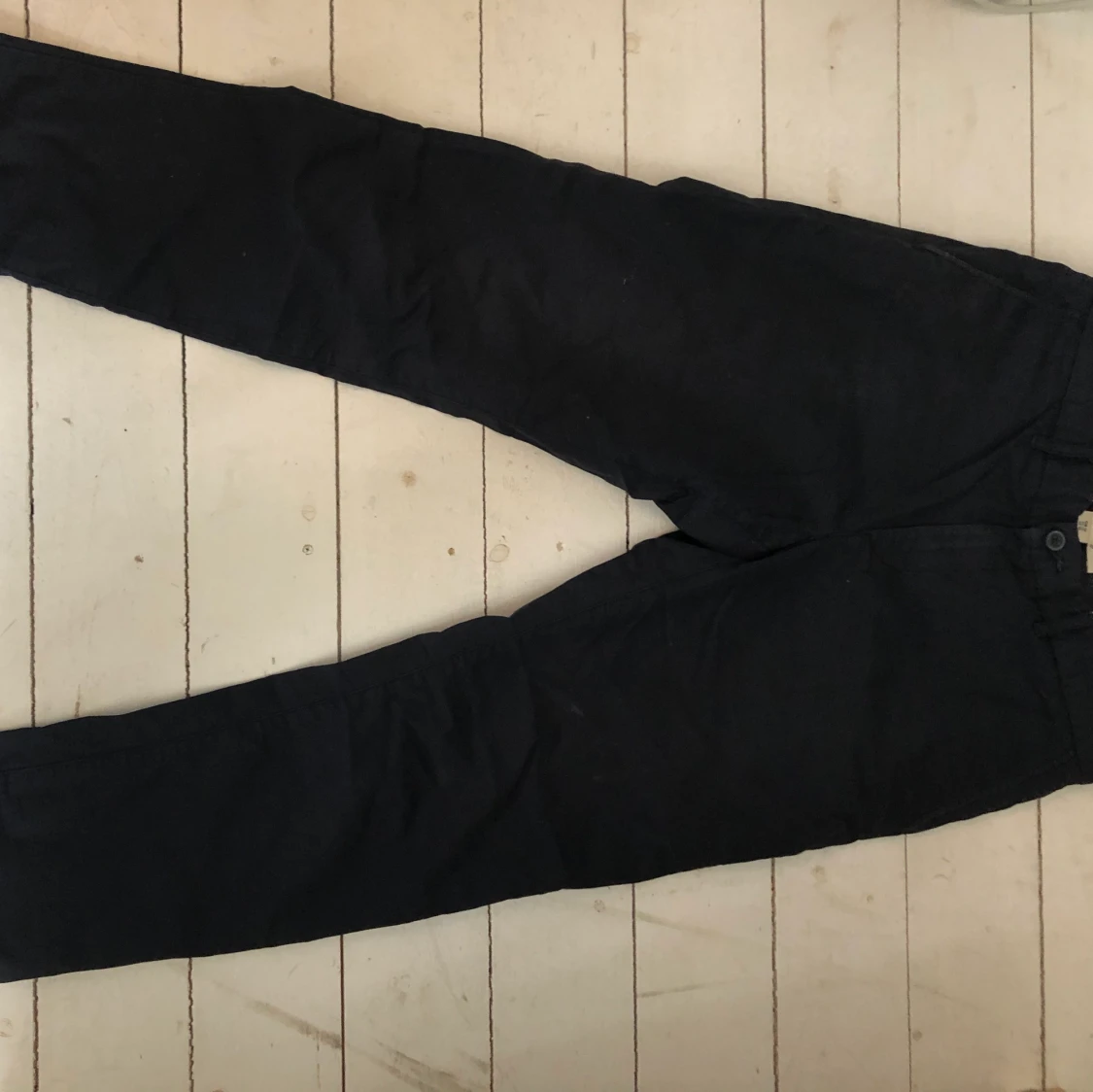 Mörkblå chinos - 90