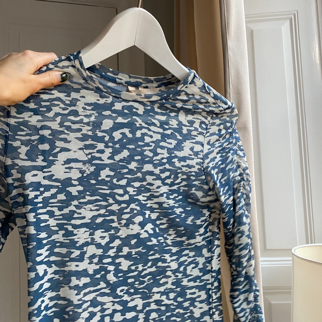 Så fin blå meshtopp  - 90