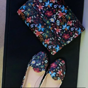 Sko och väska. - Använder bara ett gång 