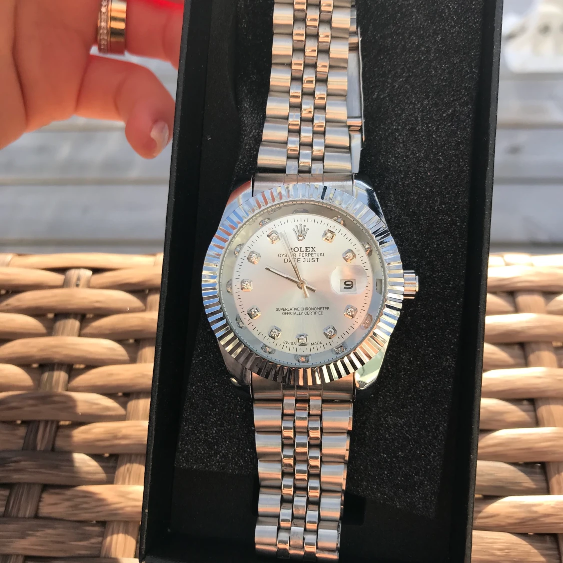 Rolex silver 