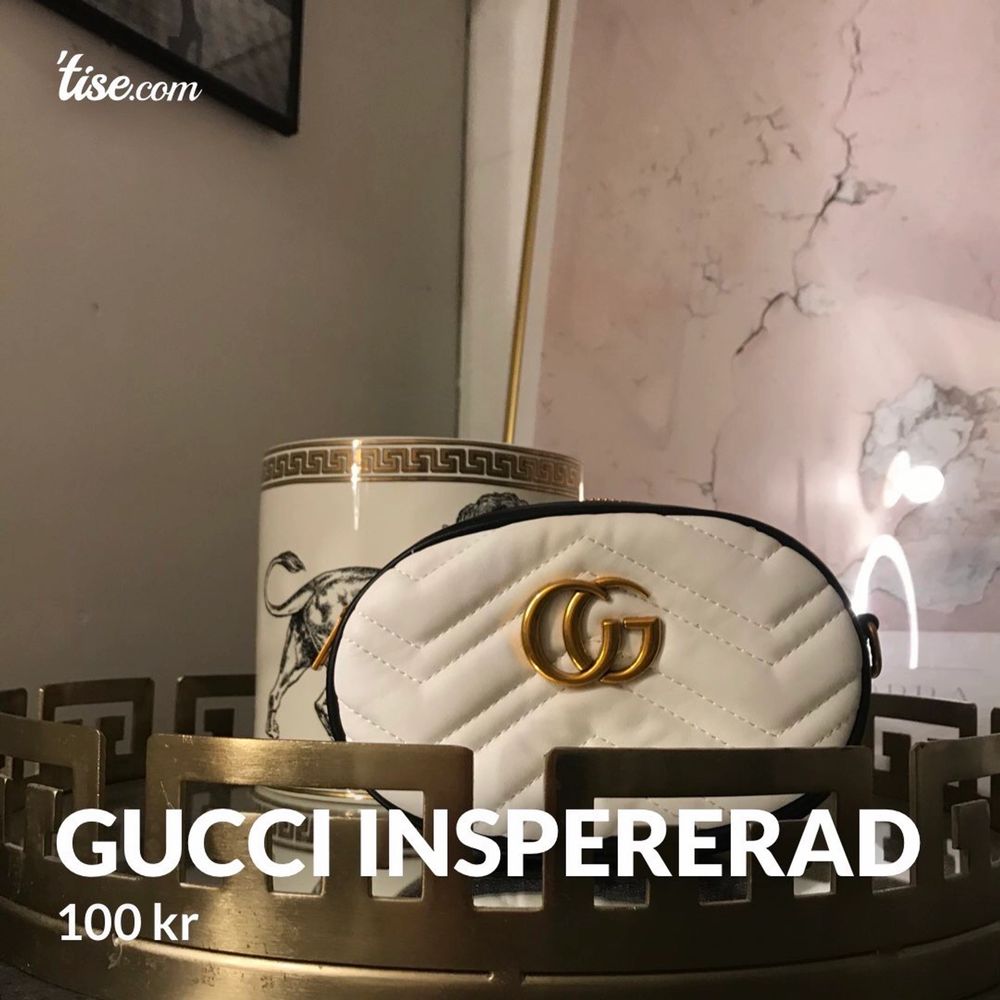 Gucci inspirerad väska Som kan användas som både skärp och axelremsväska🥰 100kr🥰. Väskor.
