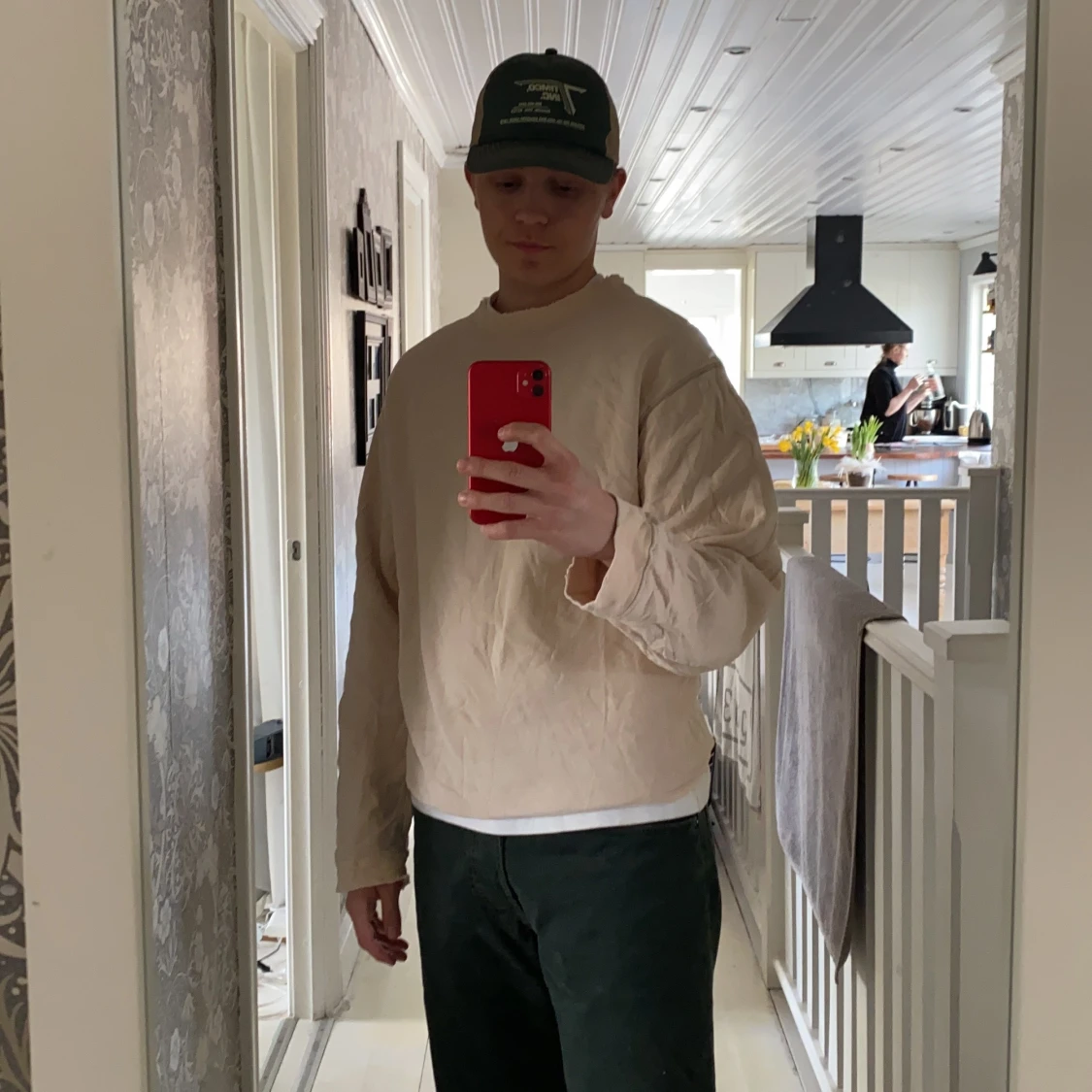 Beige vintage tröja från Columbia