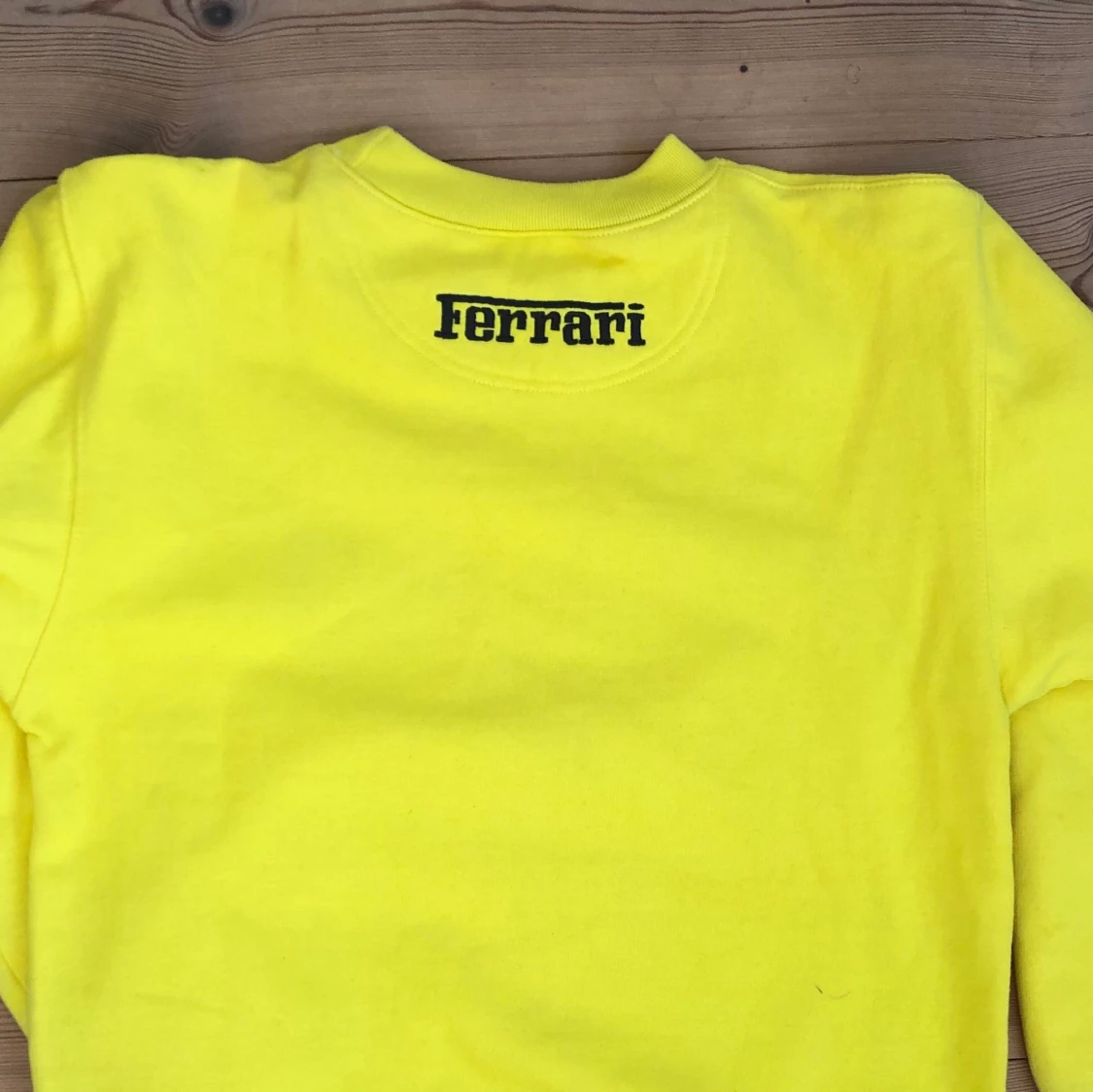 Yellow Ferrari crew neck  - 91