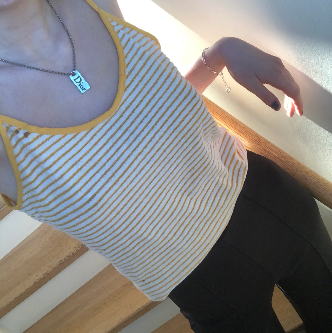 Gulligt gult linne - 90