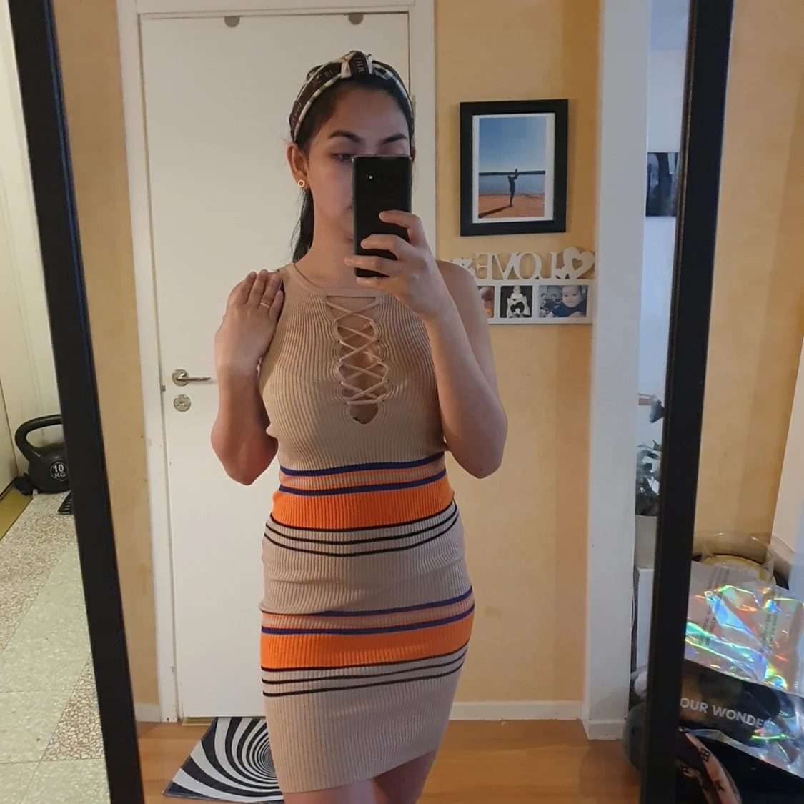 Stretchy sommar klänning