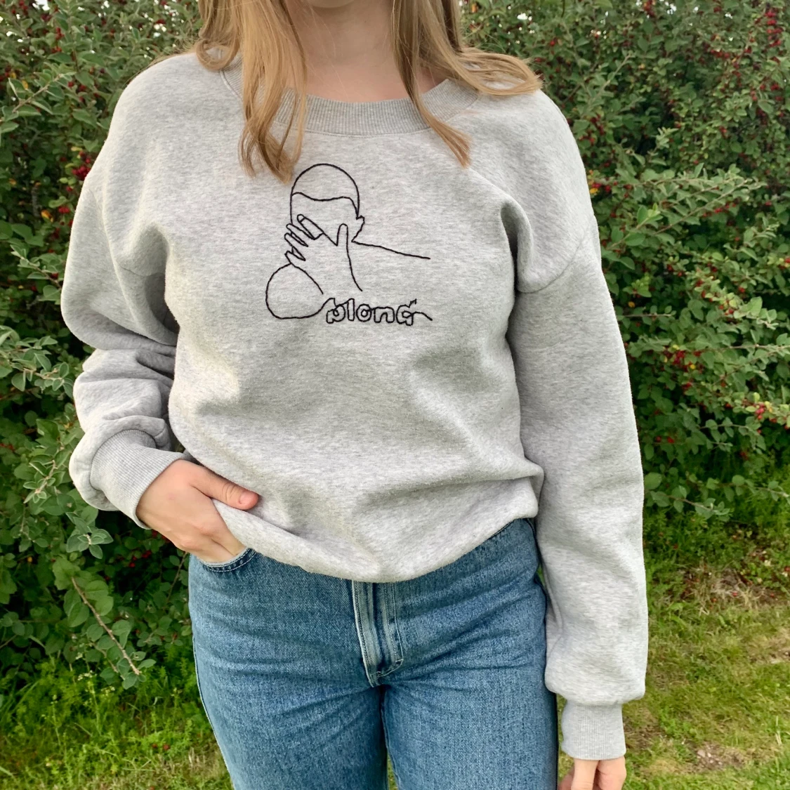 Broderad tröja - 91