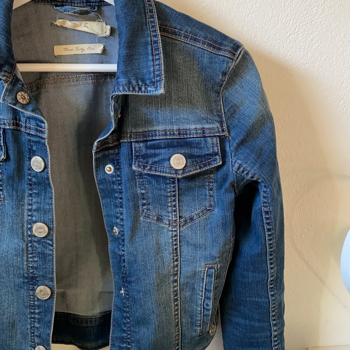 Mörkblå jeansjacka  - 91