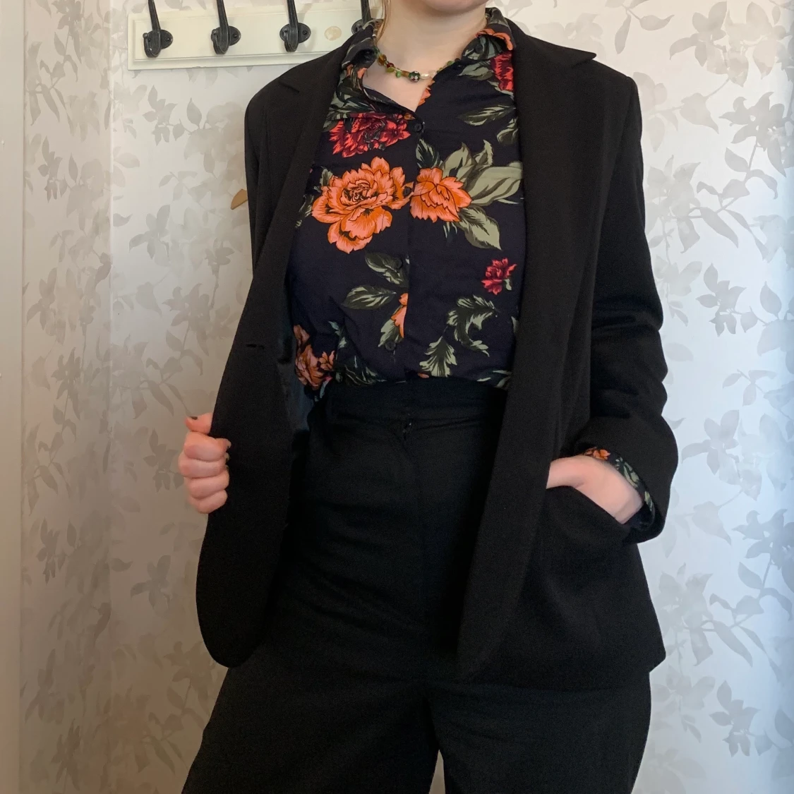 Blommig skjorta - 91