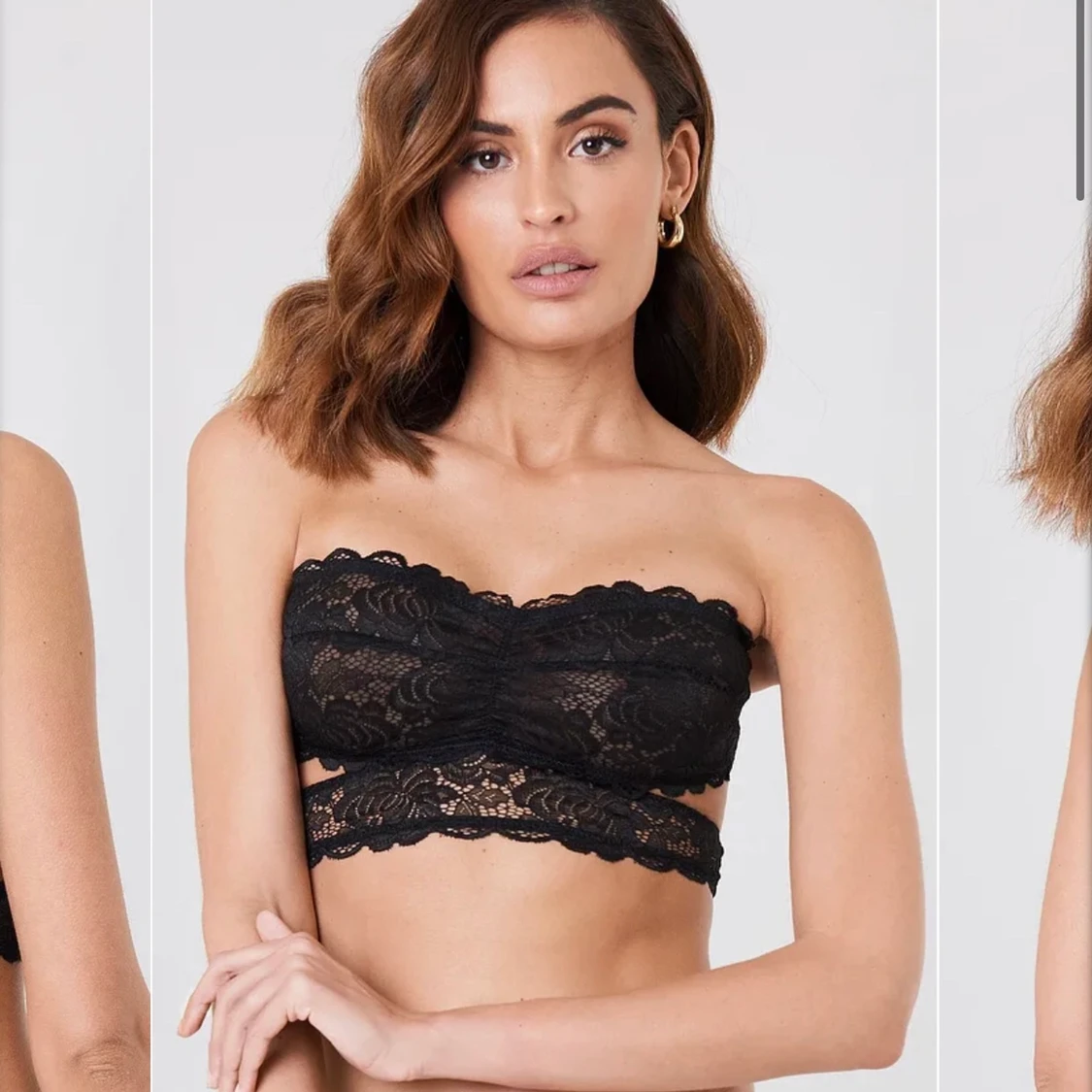 Svart bandeau bh från Nakd storlek S - 90