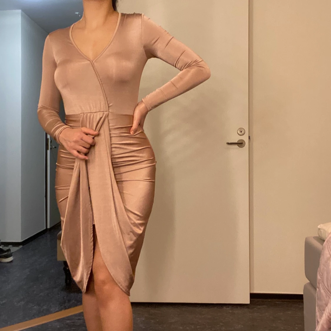 Gammal rosa klänningen  - 90