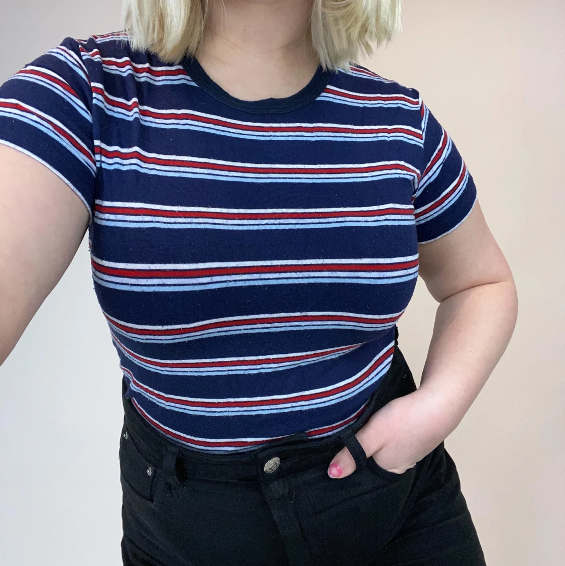 Randig Brandy Melville T-shirt (S) - 90