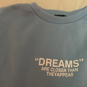 sweatshirt blå - beställde fel storlek (s) 