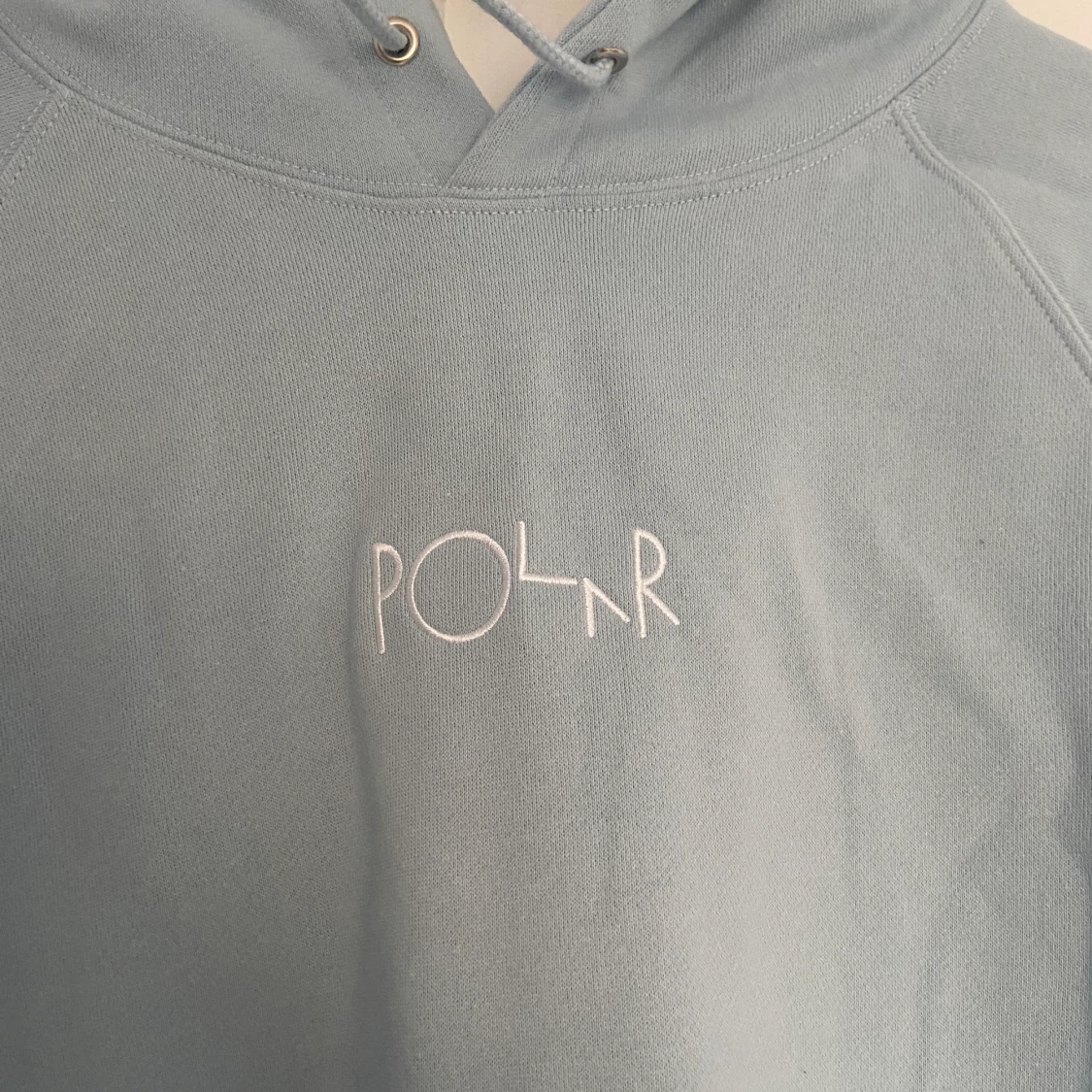 Ljusblå Hoodie unisex - 90