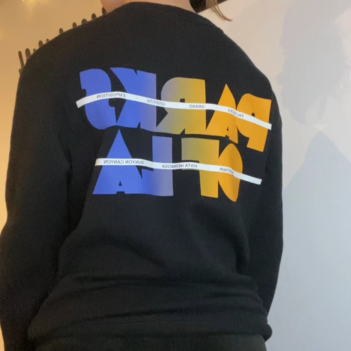 Sweatshirt med tryck - 90