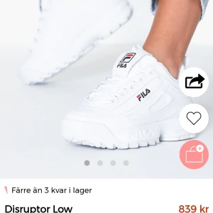 "Nya" fila skor - Använd kanske 3-4 gånger. Tvättas innan jag skickar🥰 väldigt fina säljer pga dem är för stora. Frakt kan diskuteras 