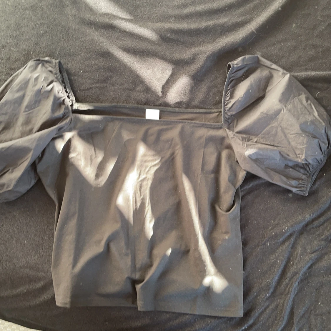 Svart off shoulder topp