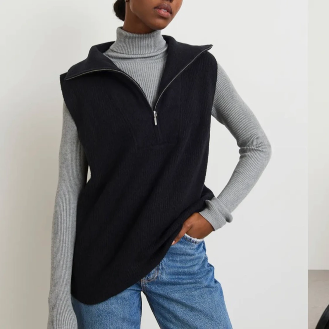 Stickad väst från Gina tricot - 91