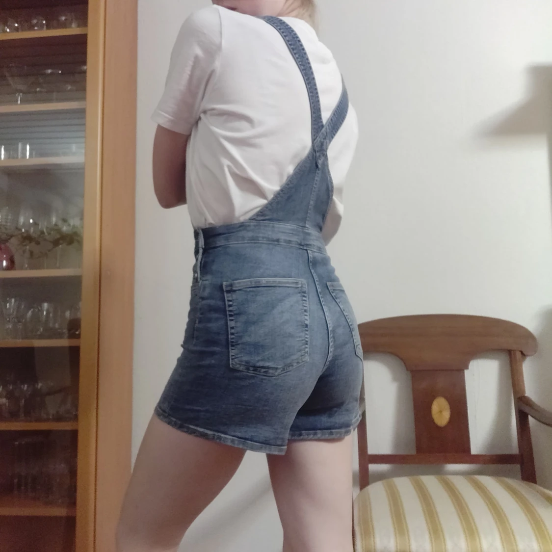 Snickarbyxe-Shorts med Brodyr - 1