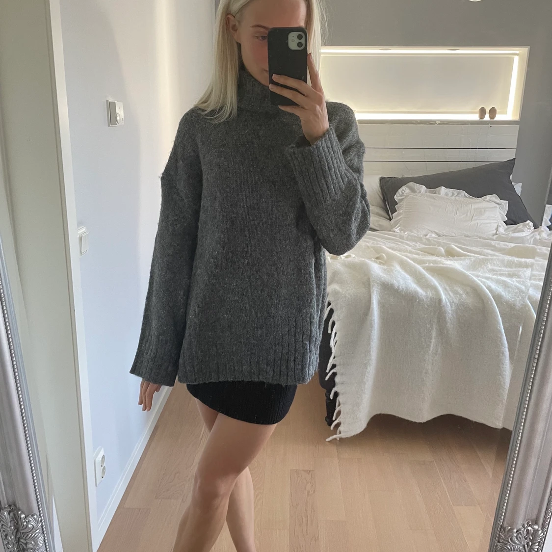 Stickad tröja/klänning - 90