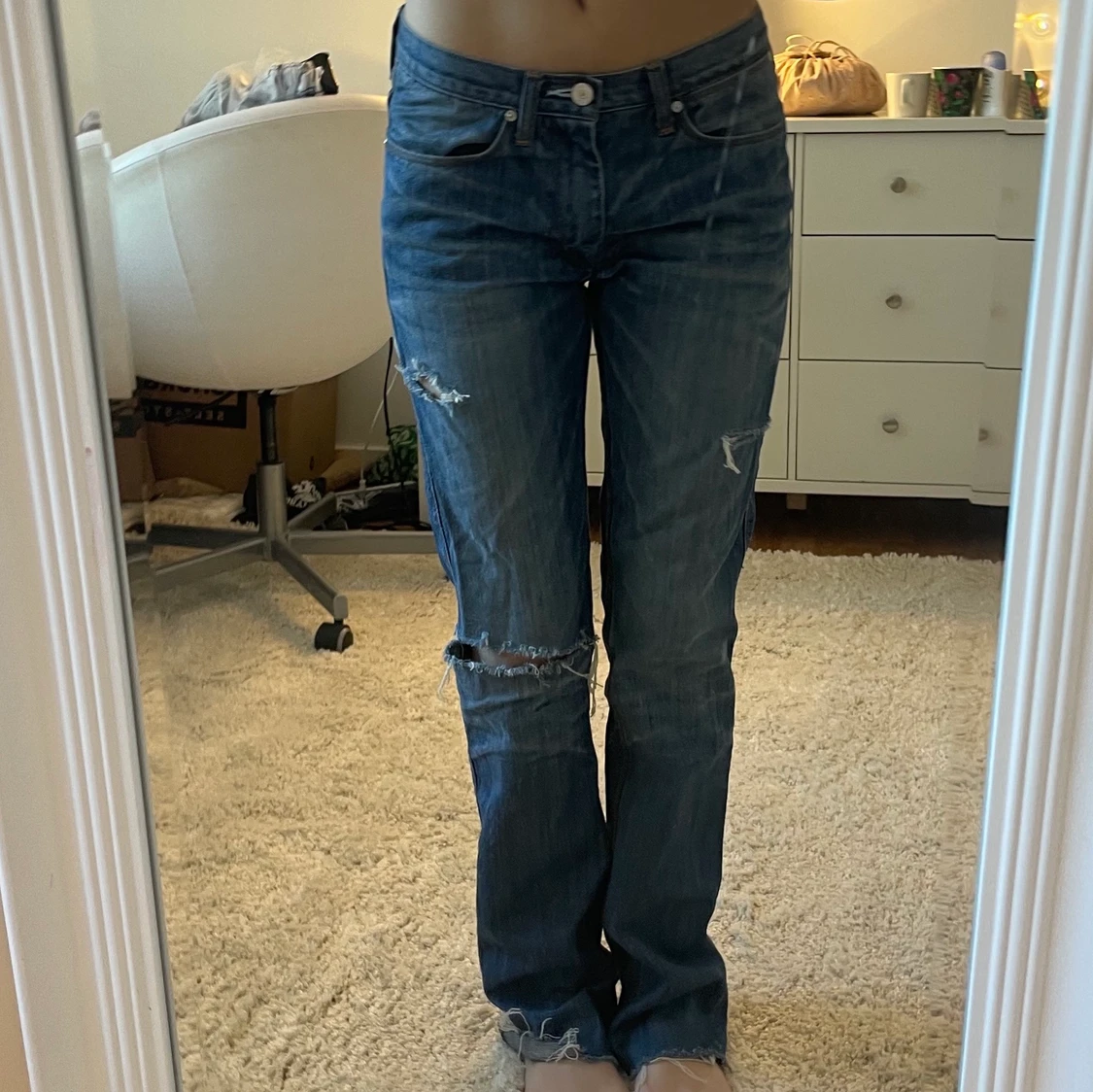 Lågmidjade jeans  - 90