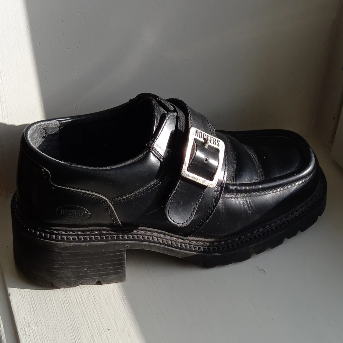 vintage läderskor Dockers