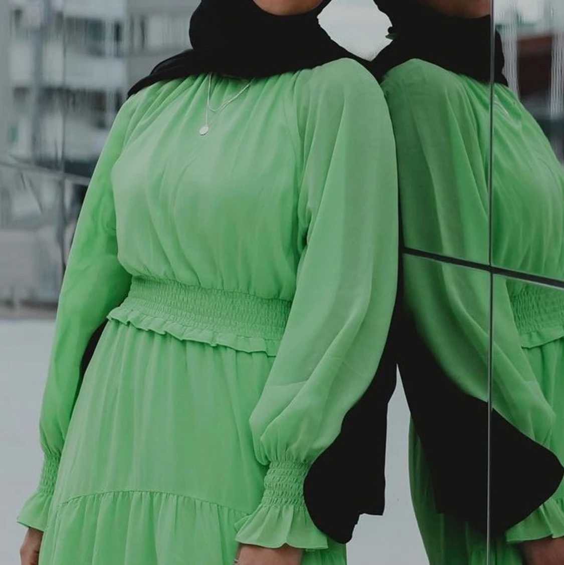 Grön klänning Monki - 90