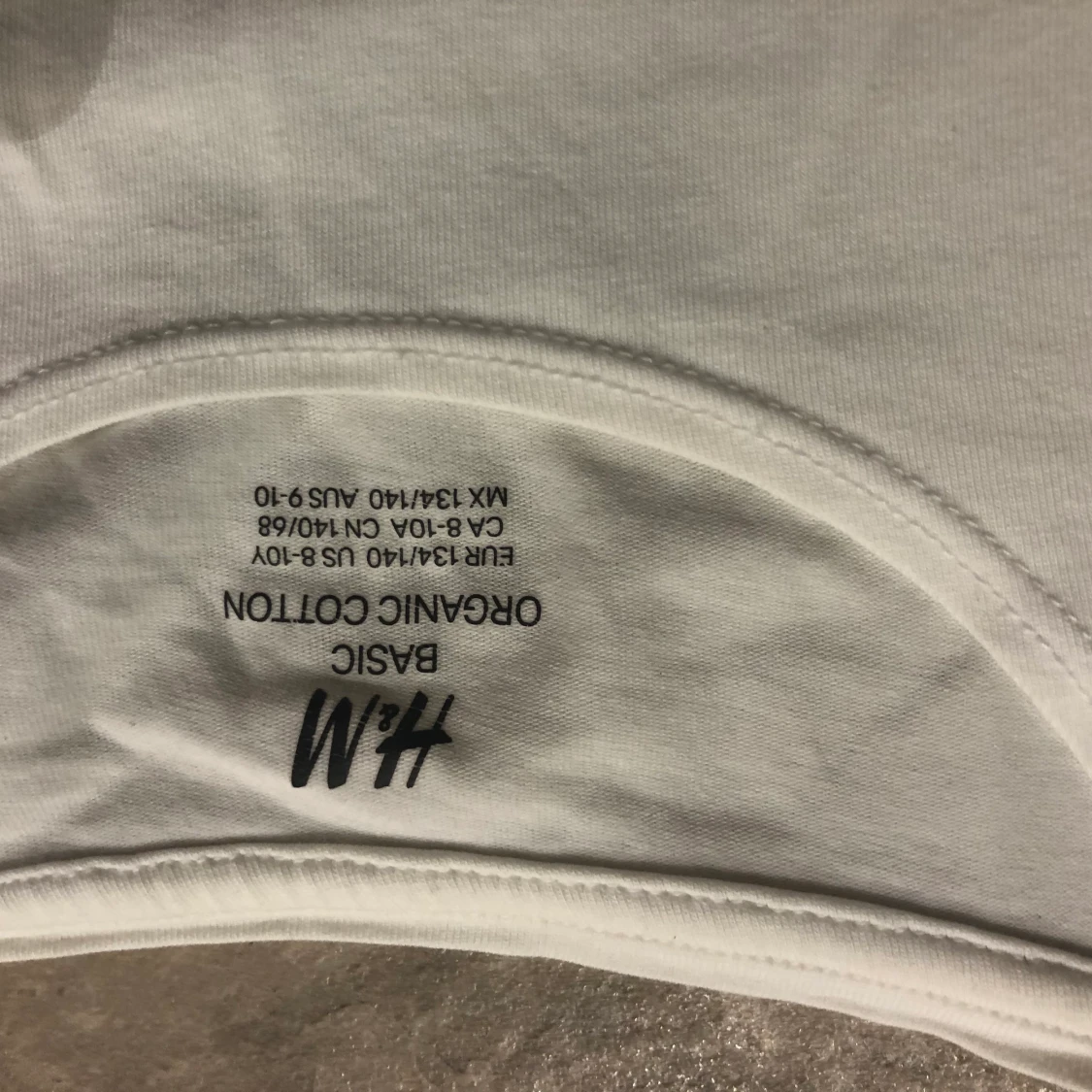 Vit långärmad tröja  - 90