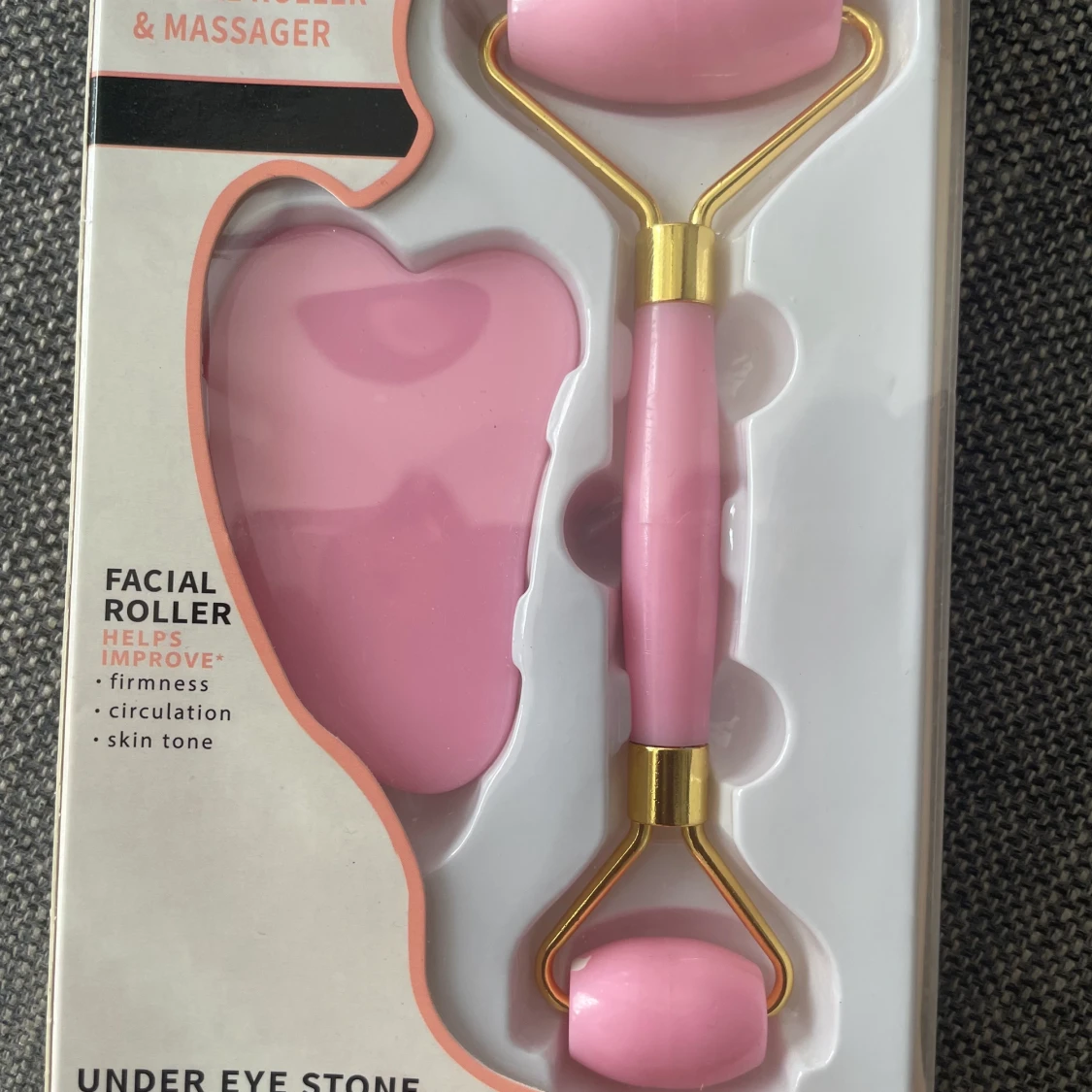 Oöppnad Faceroller + ögonsten