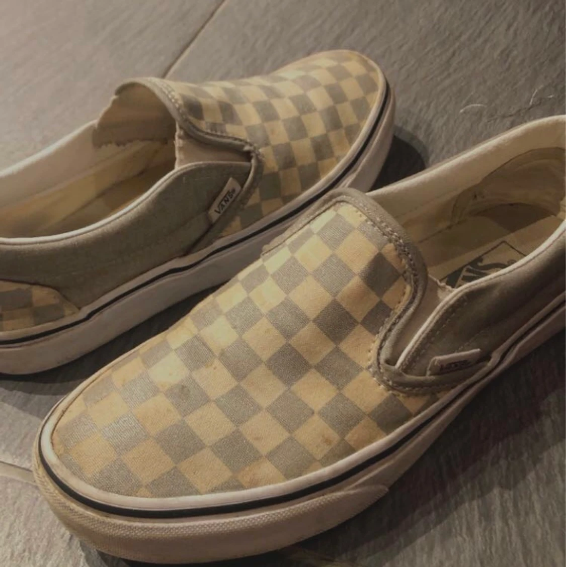 Silver/grå äkta Vans skor  - 91
