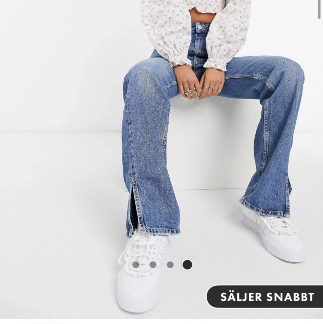 Jeans med slits  - 91