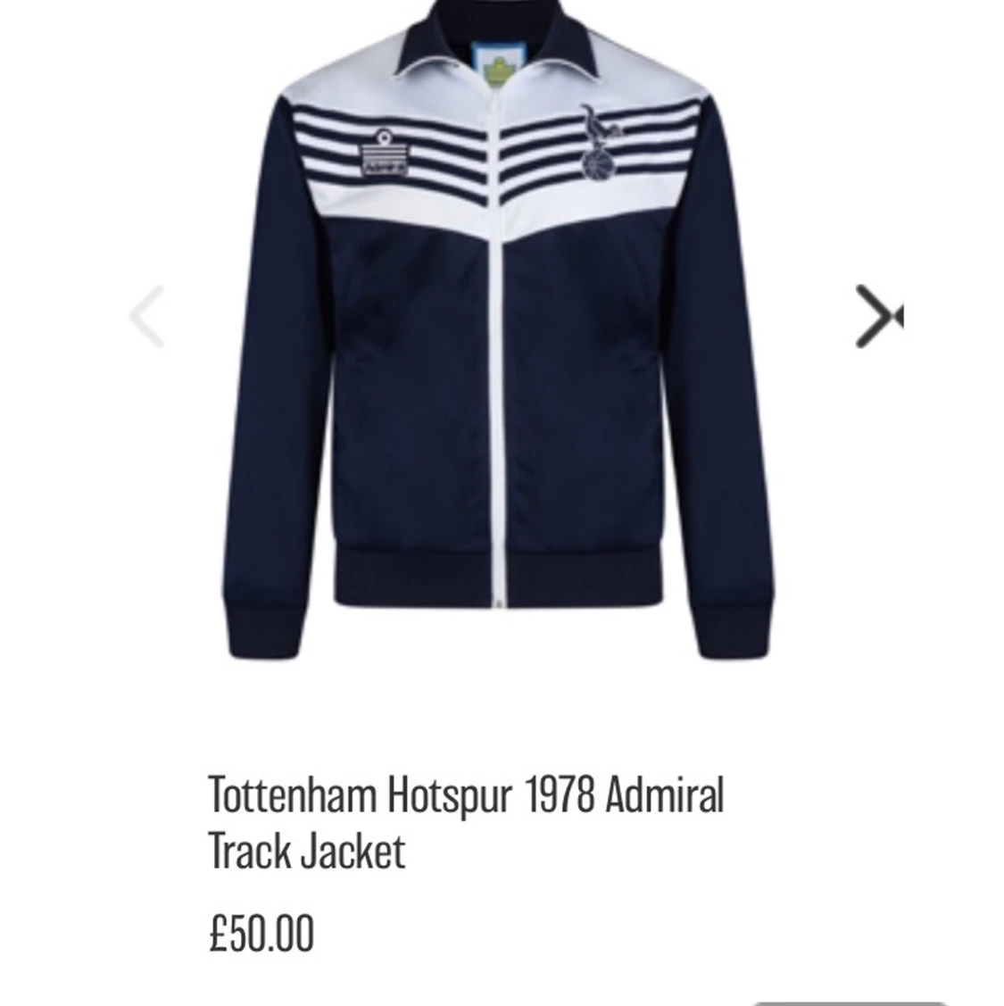 Tottenham Spurs Training Vintage Jacket