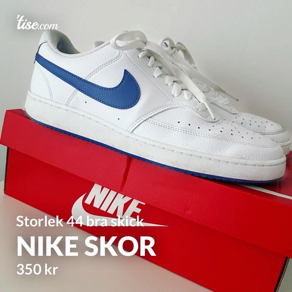 Nike skor vita storlek 44 | Plick Second Hand