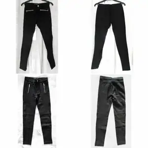 Säljer två svarta byxor i storlek S för 120kr, inklusive frakt. 