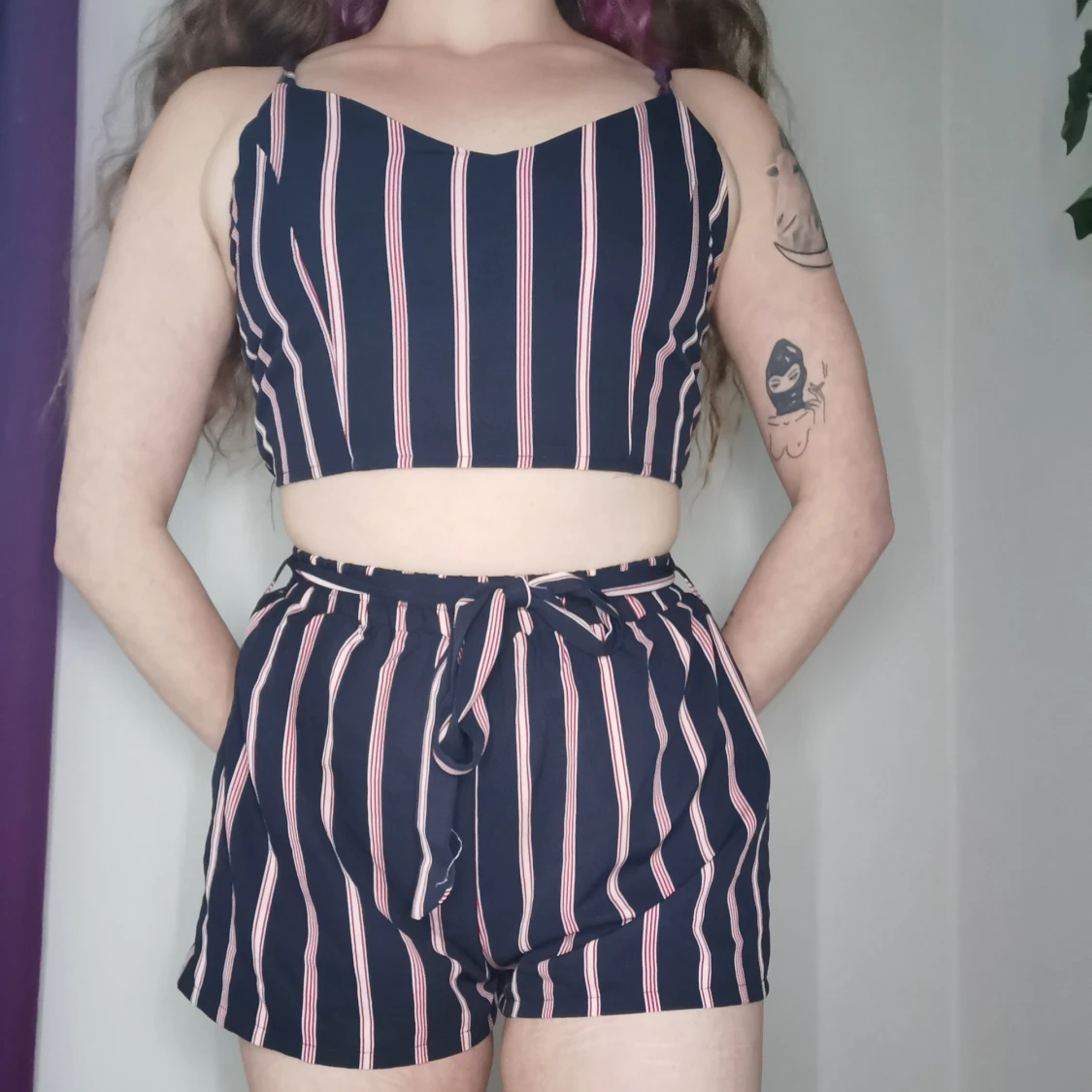 Randigt Matchande Set