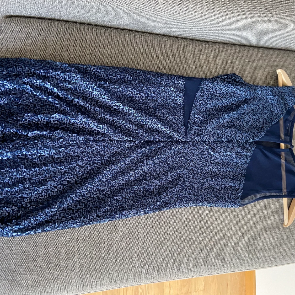 Blå klänning  - 90