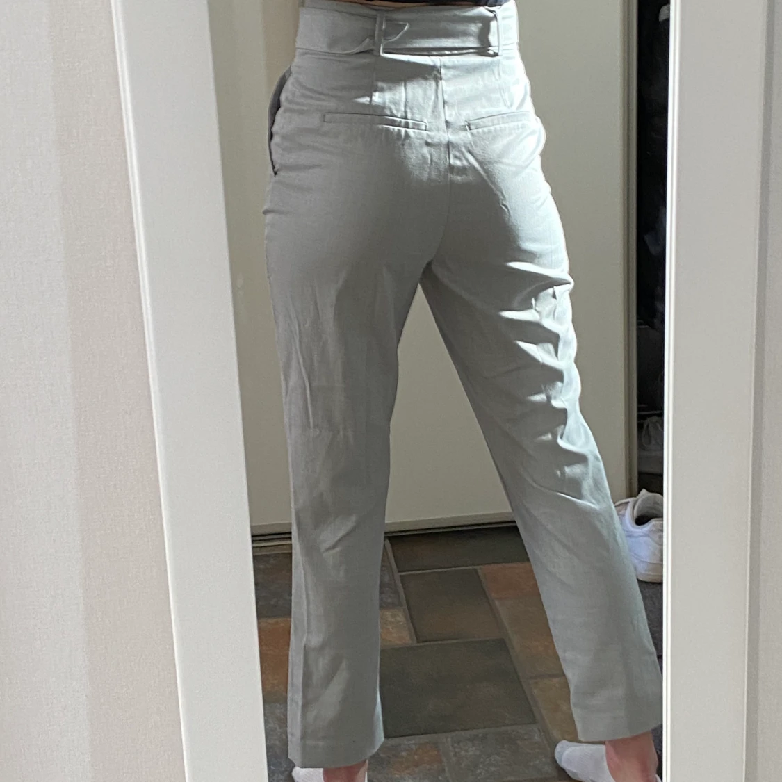 Gråa Kostymbyxor  - 90