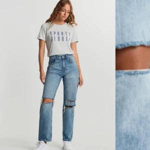90s jeans Ginatricot - Säljer dessa super fina populära jeansen från Gina!✨ Är så gott som i nyskick, har bara använt dem ett fåtal gånger. Använder dem inte då dom inte satt så snyggt på mig vilket är jätte synd :(  så de är därför jag säljer dem. Ingen budgivning utan det är det satta priset som gäller oavsett hur stort intresset blir💗 Kontakta mig privat för fler egna bilder eller frågor osv! 💗✨