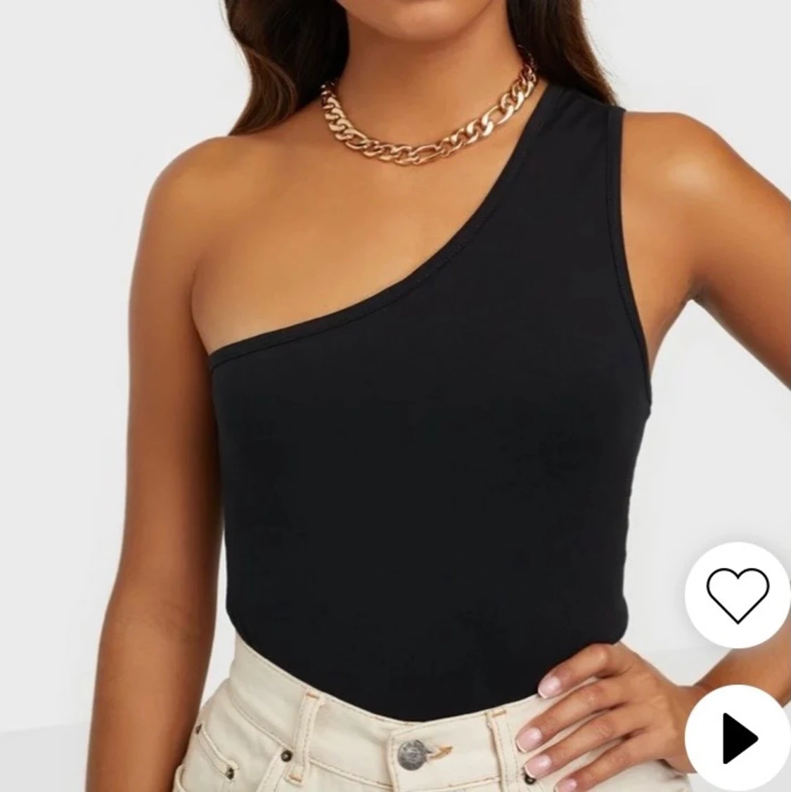 One shoulder top