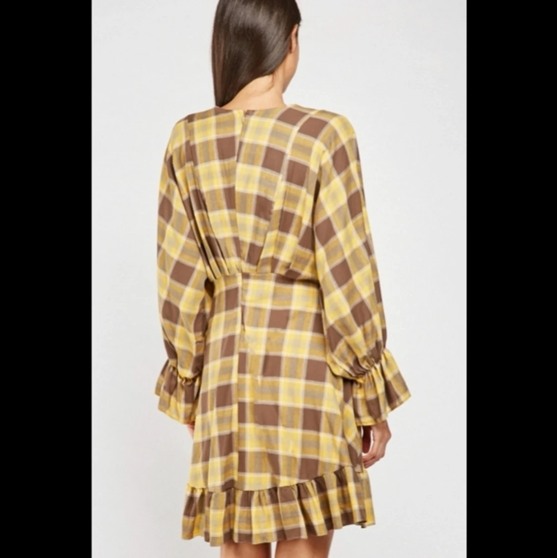 Rutig klänning  - 91