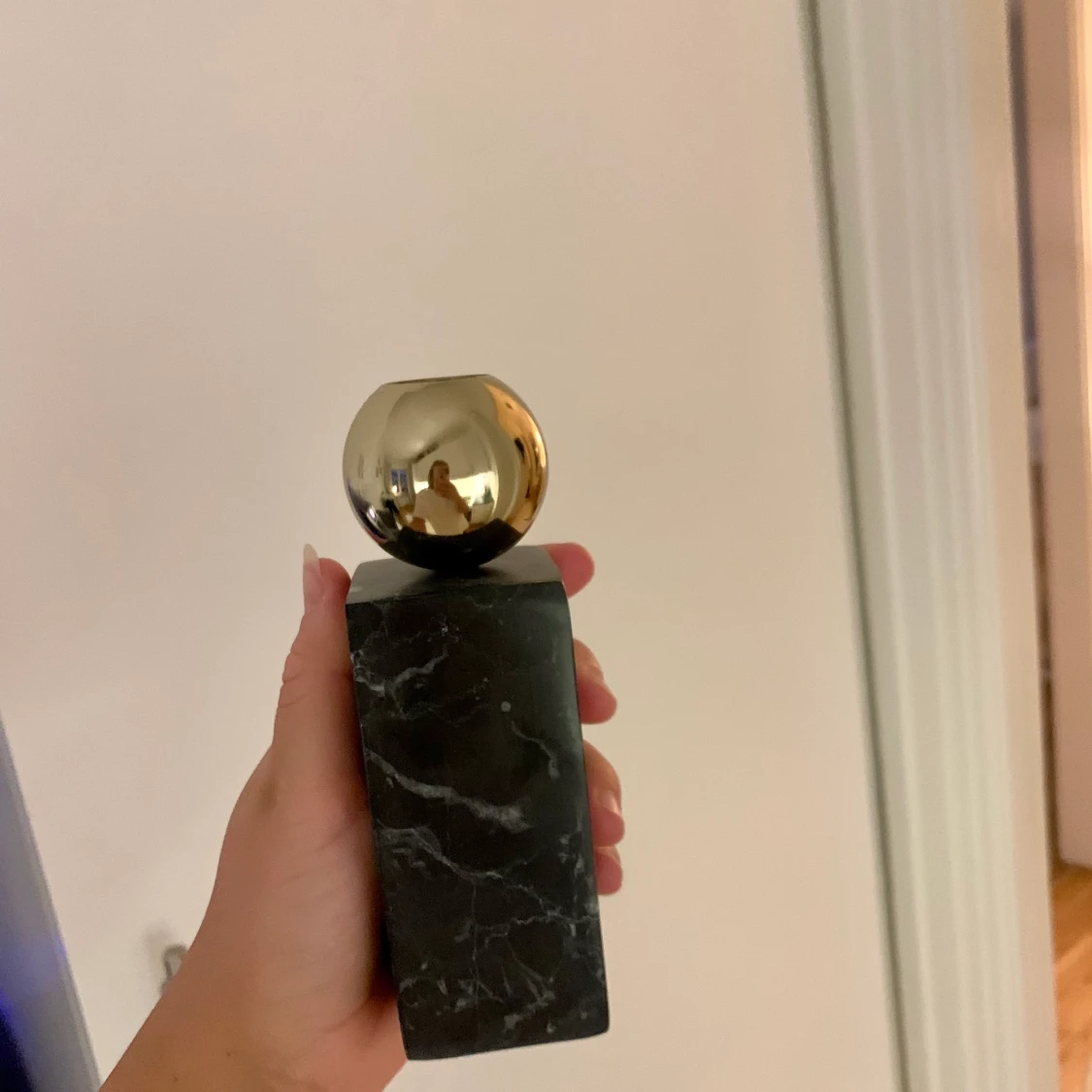 Ljusstake i marmor  - 90