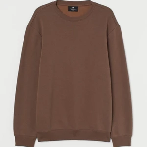 Brun sweatshirt - Säljer denna skitsnygga bruna sweatshirten från HM, den är i storlek S men stor så ganska oversized. Skit snygg och jätteskön. Säljer för 100kr+frakt