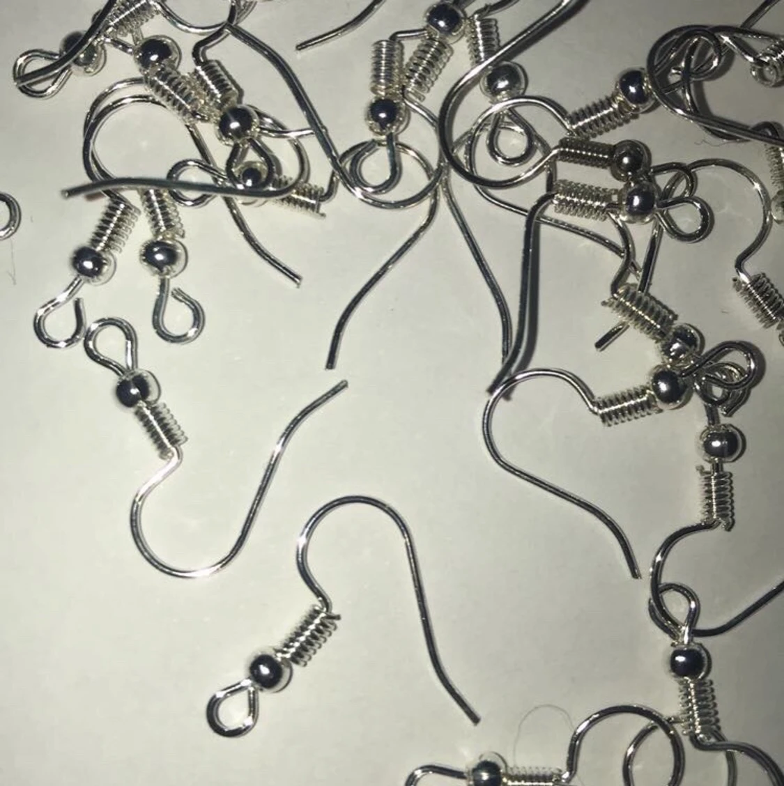 Örhängens krokar, silver  - 90