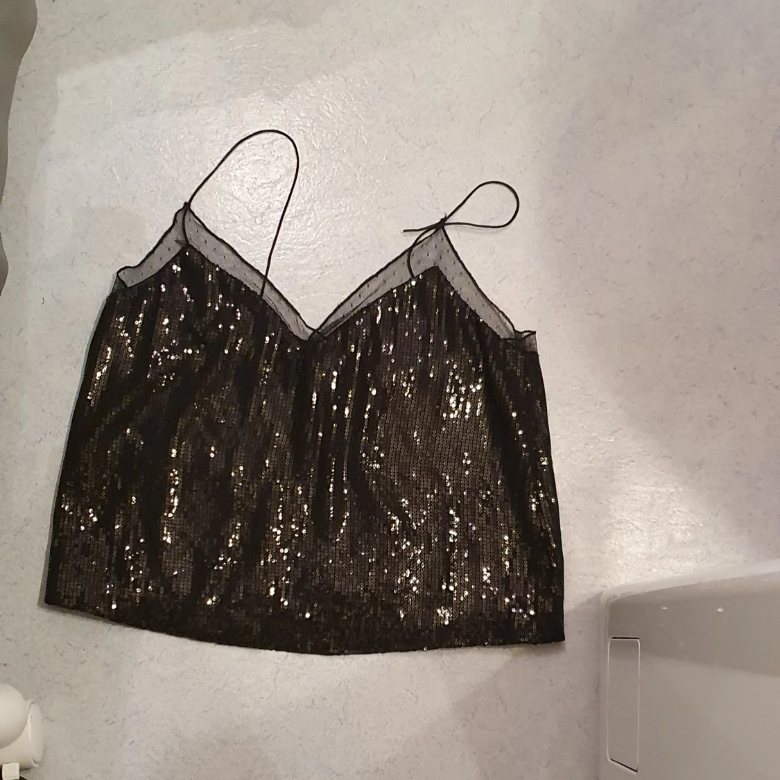 Super fin paljet topp - 91