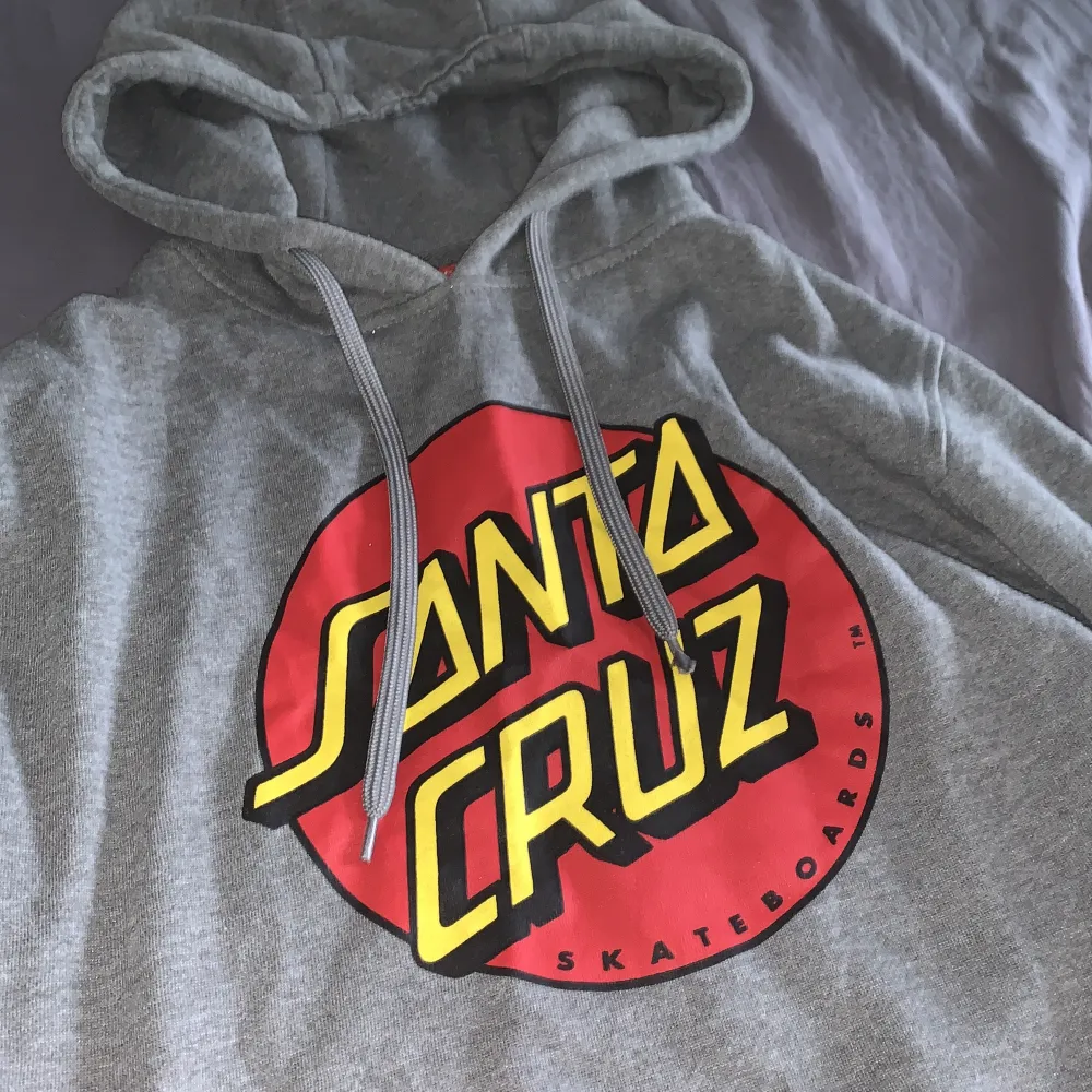 Fin Santa Cruz hoodie i fint skick! Herrstorlek s! . Hoodies.