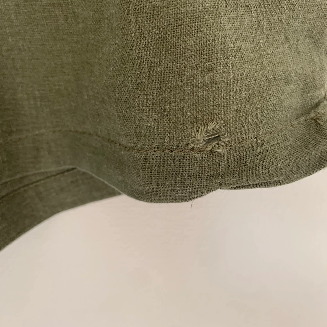 Gröna linneshorts - 91